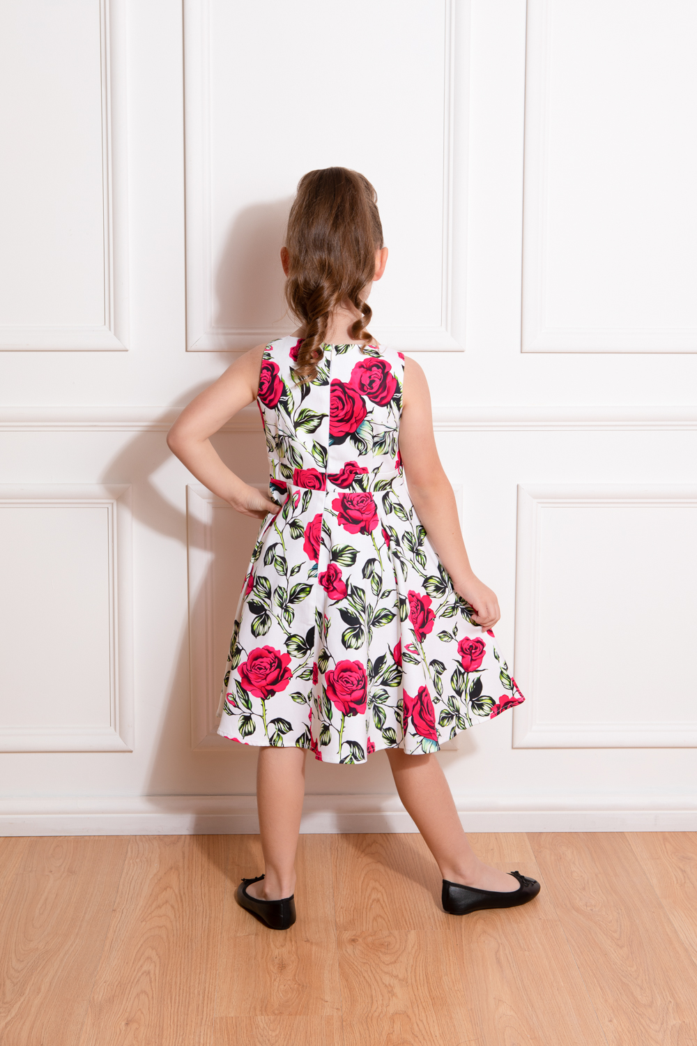 Hazel Floral Swing Dress in Kids